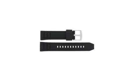Horlogeband Seiko 8T63-00J0 / SSB347P1 / R027011J0 Rubber Zwart 22mm