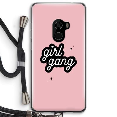 Girl Gang: Xiaomi Mi Mix 2 Transparant Hoesje met koord