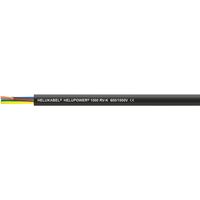 Helukabel 11003826-500 Rubberkabel HELUPOWER 1000 RV-K 4 G 2.50 mm² Zwart 500 m