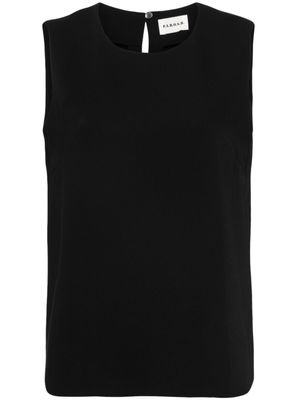 P.A.R.O.S.H. blouse à design sans manches - Noir