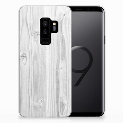 Samsung Galaxy S9 Plus | Bumper Hoesje | White Wood