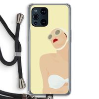 Summer: Oppo Find X3 Transparant Hoesje met koord