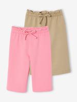 Set wijde broek baby meisjes rozen