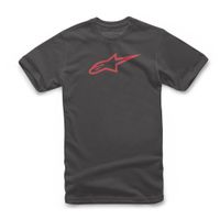 ALPINESTARS Ageless Classic Tee, T-shirts en petjes voor de motorrijder, Zwart-Rood