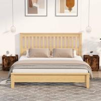Nachtkastjes 2 st 44x35x45 cm bewerkt hout gerookt eikenkleurig - thumbnail