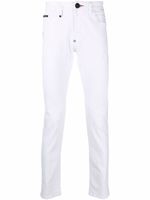 Philipp Plein jean slim à taille basse - Blanc - thumbnail