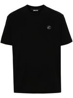 Just Cavalli t-shirt en coton à patch logo - Noir - thumbnail