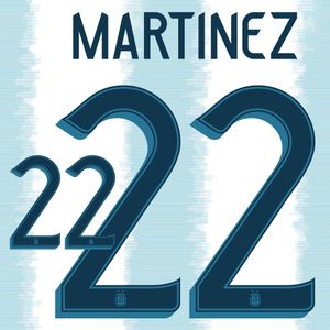 Martinez 22 (Officiële Argentinië Bedrukking 2019-2020)