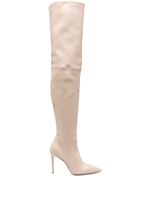 Stuart Weitzman cuissardes Ultrastuart 100 mm - Tons neutres - thumbnail