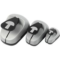 Ponsen set, champignon, afm 25+50+75 mm, 3 stuk/ 1 doos