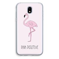 Pink positive: Samsung Galaxy J5 (2017) Transparant Hoesje