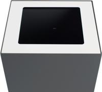 V-Part top voor modulaire afvalbak 85 l en 90 l, wit V-Part top voor modulaire afvalbak 85 l en 90 l, wit