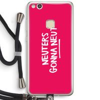 Neuters (roze): Huawei Ascend P10 Lite Transparant Hoesje met koord Neuters (roze): Huawei Ascend P10 Lite Transparant Hoesje met koord