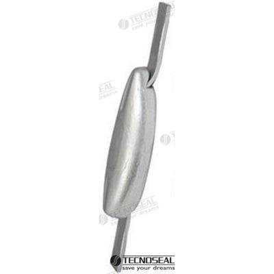 Ánodos para soldar TEN00303E - ANODO PEZ ZINC 70X25X5MM 2,5 KG