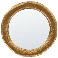 Beliani - MERCY - Wandspiegel - Goud - ⌀ 68 cm - Metaal