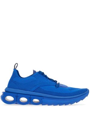 Ferragamo baskets à lacets - Bleu