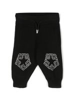 Givenchy Kids pantalon de jogging à logo imprimé - Noir - thumbnail