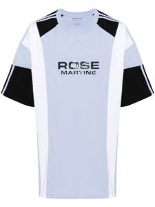 Martine Rose t-shirt à logo imprimé - Bleu