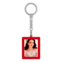 Zep foto sleutelhanger aa9r red 35x45 mm