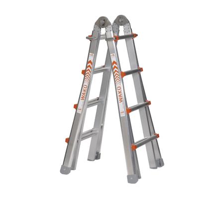 Waku Telescoopladder vouwladder 4x4 treden - 1413800101