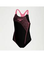 Speedo Eco Medley Logo Medalist Kinder Badpak (zwart / Roze) Zwart / Roze 9-10y