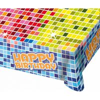 Tafelkleed Happy Birthday 130x80 cm   - - thumbnail