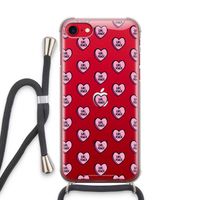 GIRL POWER: iPhone SE 2020 Transparant Hoesje met koord