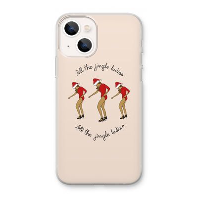 Jingle Ladies: iPhone 13 mini Transparant Hoesje