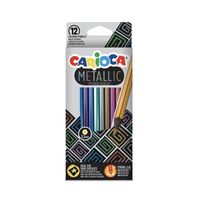 Carioca kleurpotlood Metallic, 12 stuks in een kartonnen etui - thumbnail