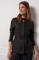 Studio Anneloes Sanny Sparkle Waffle Blazer 13337 Blazers 9002 Black/gold