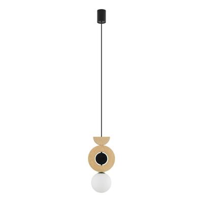 Lyora Design hanglampDrops Wood B 1-lichts hout - 11174