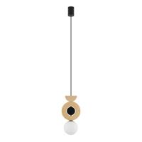 Lyora Design hanglampDrops Wood B 1-lichts hout - 11174