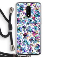 Hibiscus Flowers: OnePlus 7 Transparant Hoesje met koord