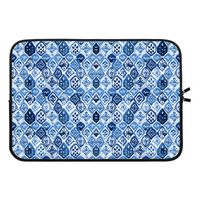 Blauw motief: Laptop sleeve 13 inch