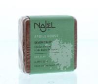 Najel Aleppo Aleppo zeep scrub rode klei 100 Gram