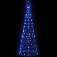 VidaXL Led-kerstboom 200 leds 180 cm blauw