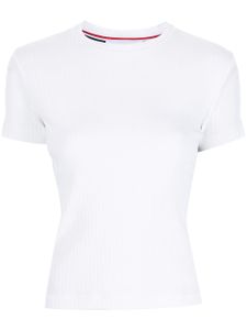 Thom Browne t-shirt à 4 bandes signature - Blanc