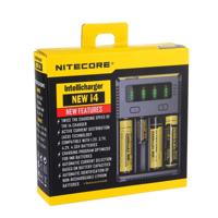 Nitecore NEW i4 Intelligent Digi Smart Charger with LED Indicator for 14500 16340 (RCR123) 18650 22650 26650 Ni-MH and Ni-Cd (AA AAA) Battery