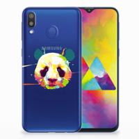 Samsung Galaxy M20 (Power) Telefoonhoesje met Naam Panda Color
