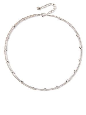 Swarovski collier serti de cristaux Swarovski (années 1990) - Argent