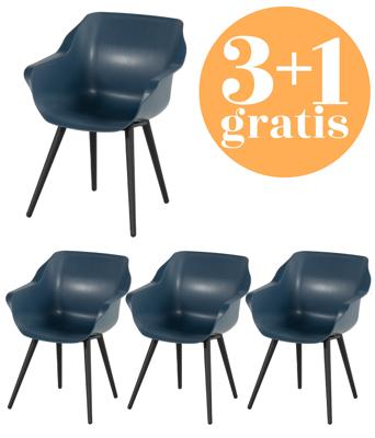 4 x Hartman sophie studio steel blue