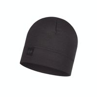 Buff Heavyweight Merino Wool Hat Solid Black - thumbnail
