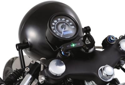 DAYTONA snelheidsmeter "velona 60 dark" speedometer velona dark,s led-white 200km/h