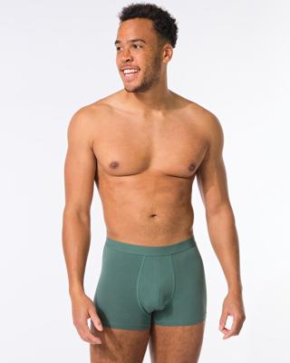 HEMA Korte Herenboxers - 3 Stuks Groen (groen)