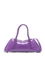 Blumarine sac à main en cuir à logo embossé - Violet - thumbnail