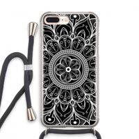 Roses Are Red: iPhone 8 Plus Transparant Hoesje met koord