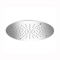 Hotbath Mate M108 inbouw hoofddouche 38cm geborsteld nikkel