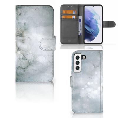 Hoesje Samsung Galaxy S22 Painting Grey | Portemonnee hoesje