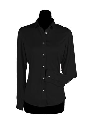 Damesblouse basic black