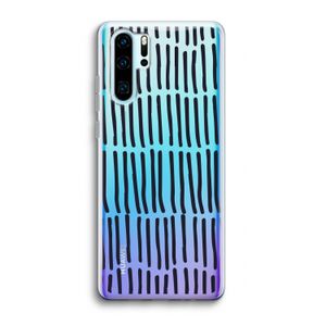 Moroccan stripes: Huawei P30 Pro Transparant Hoesje